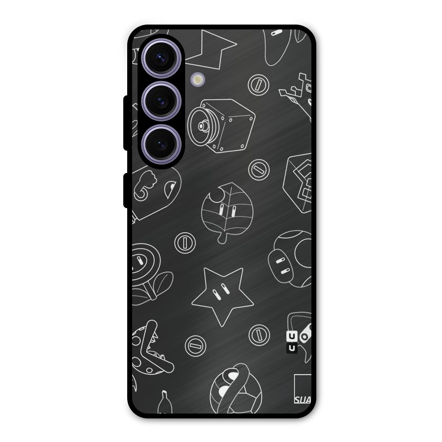 Face Mishchief Metal Back Case for Galaxy S24
