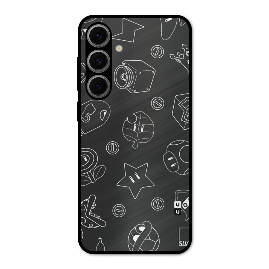 Face Mishchief Metal Back Case for Galaxy S24 FE