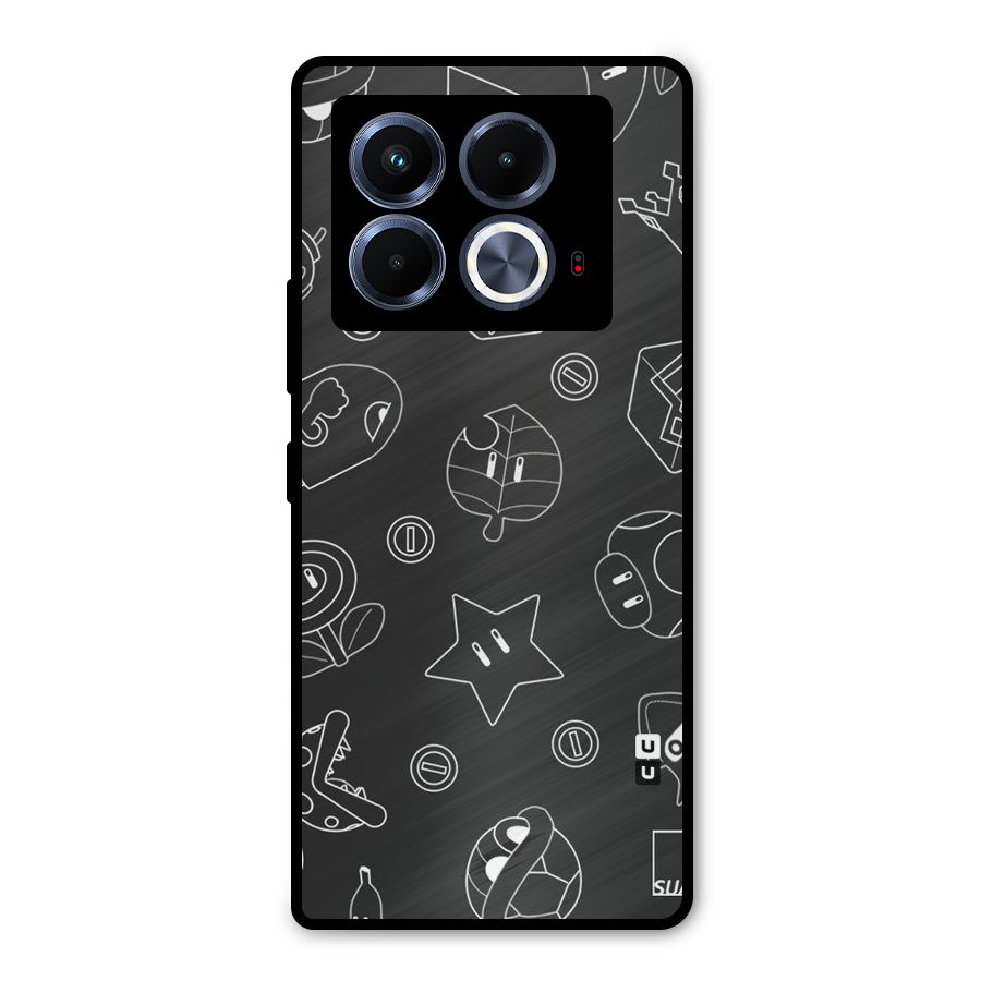 Face Mishchief Metal Back Case for Infinix Note 40 5G