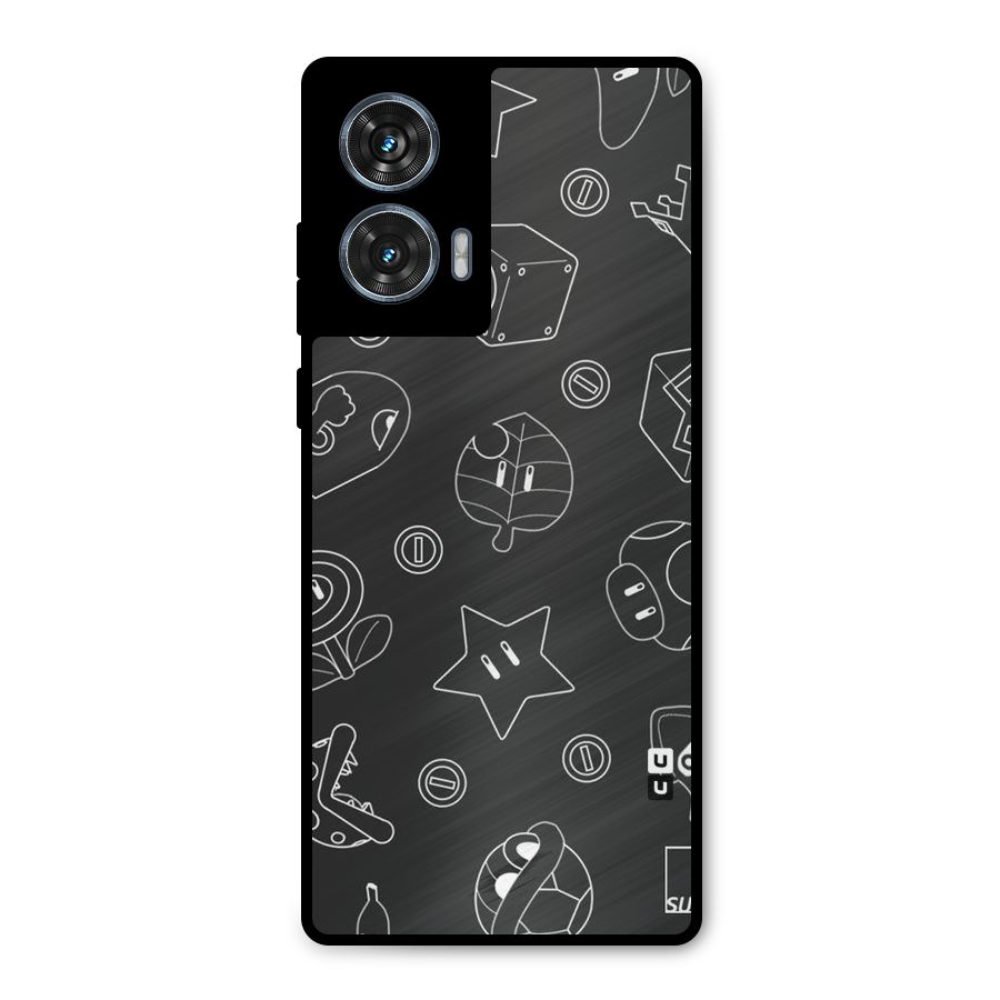 Face Mishchief Metal Back Case for Motorola Edge 50 Fusion