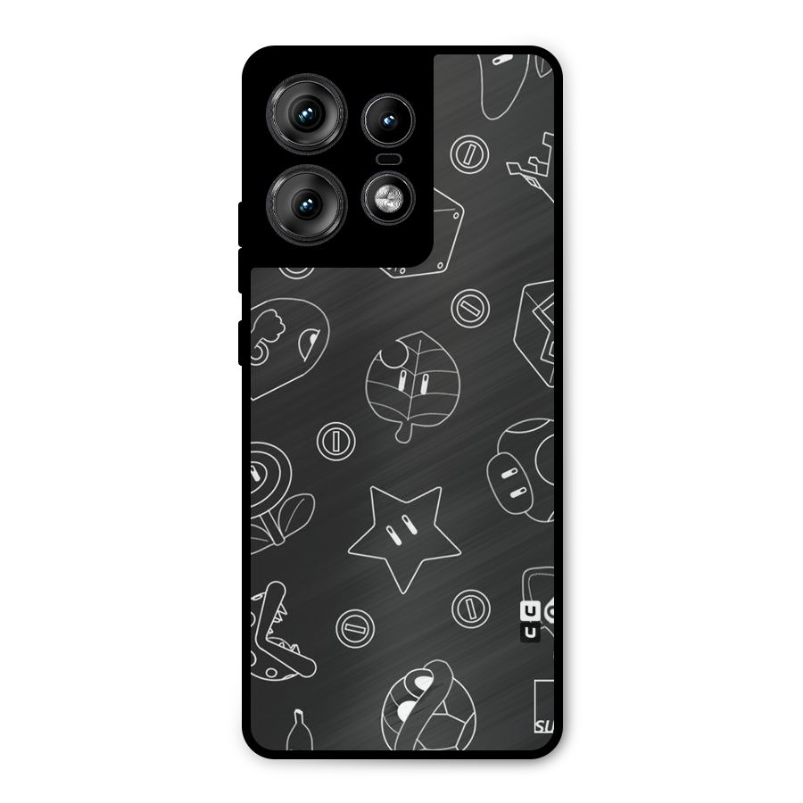 Face Mishchief Metal Back Case for Motorola Edge 50 Pro