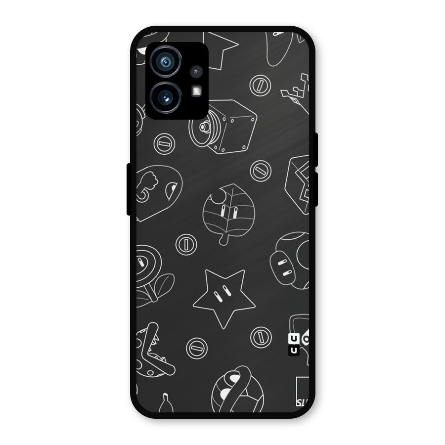 Face Mishchief Metal Back Case for Nothing Phone 1