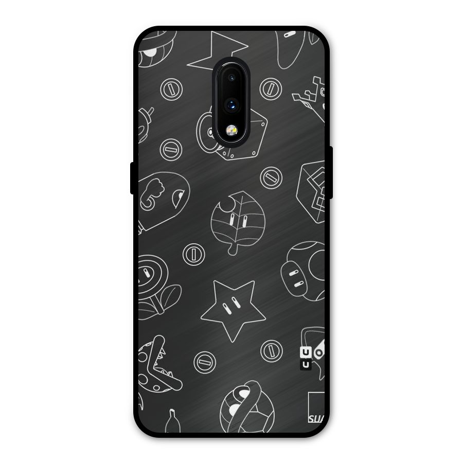 Face Mishchief Metal Back Case for OnePlus 7