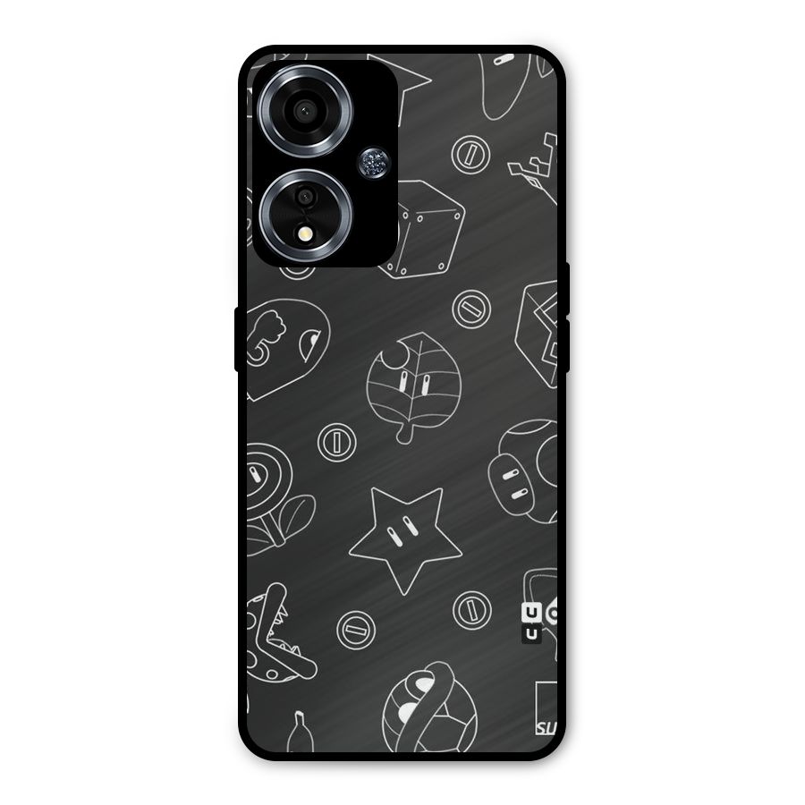 Face Mishchief Metal Back Case for Oppo A59