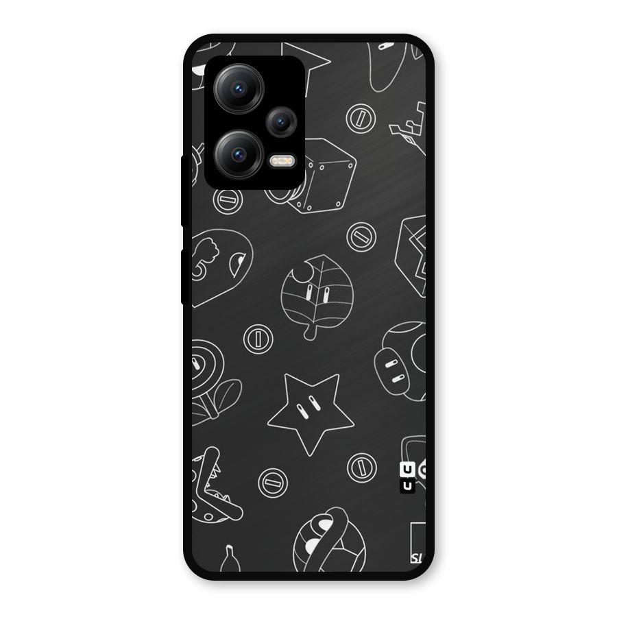 Face Mishchief Metal Back Case for Poco X5