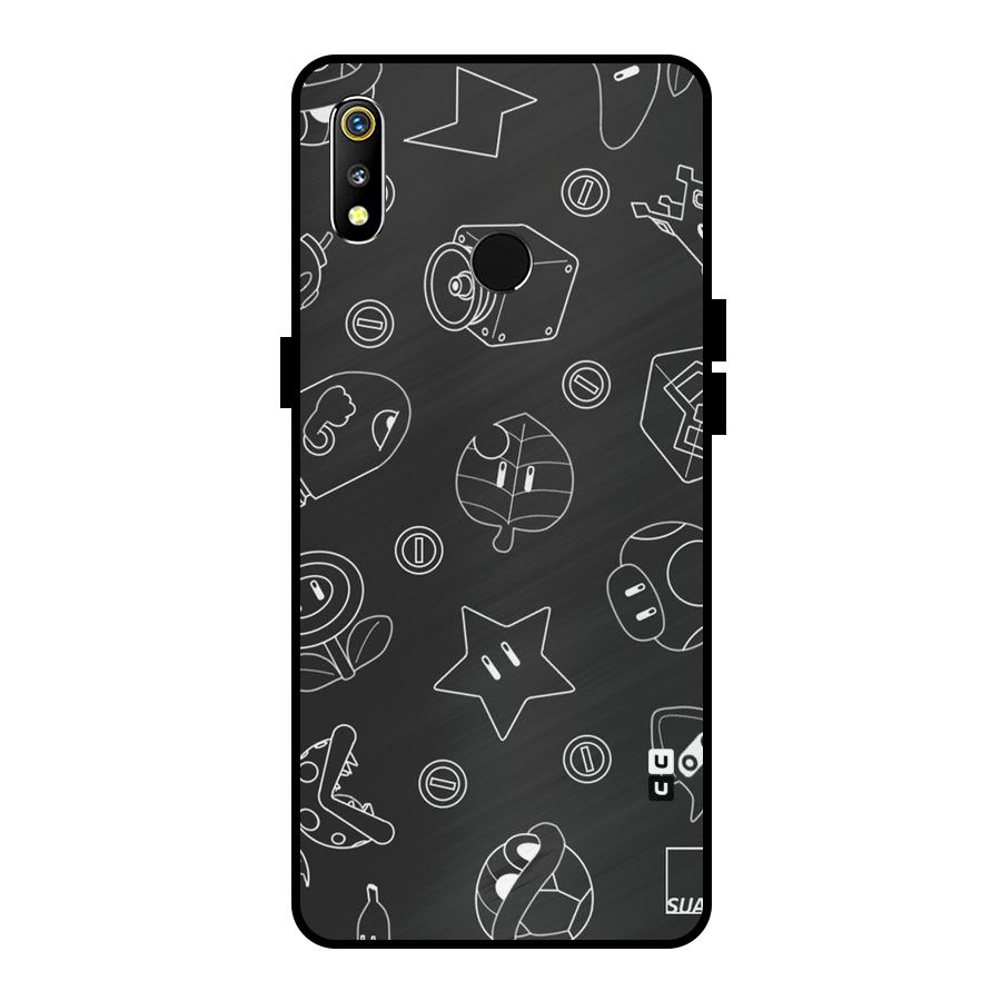 Face Mishchief Metal Back Case for Realme 3i