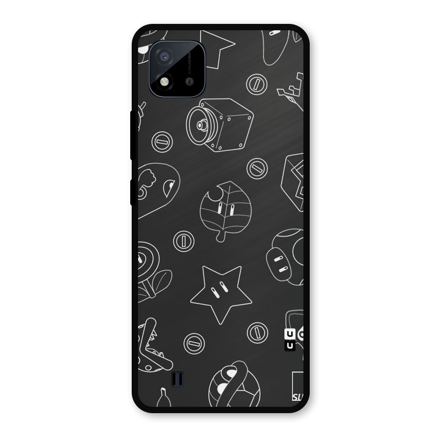 Face Mishchief Metal Back Case for Realme C11 2021