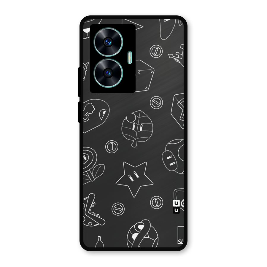 Face Mishchief Metal Back Case for Realme C55