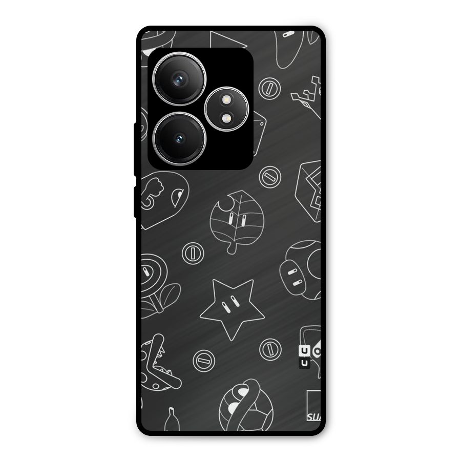 Face Mishchief Metal Back Case for Realme GT 6T