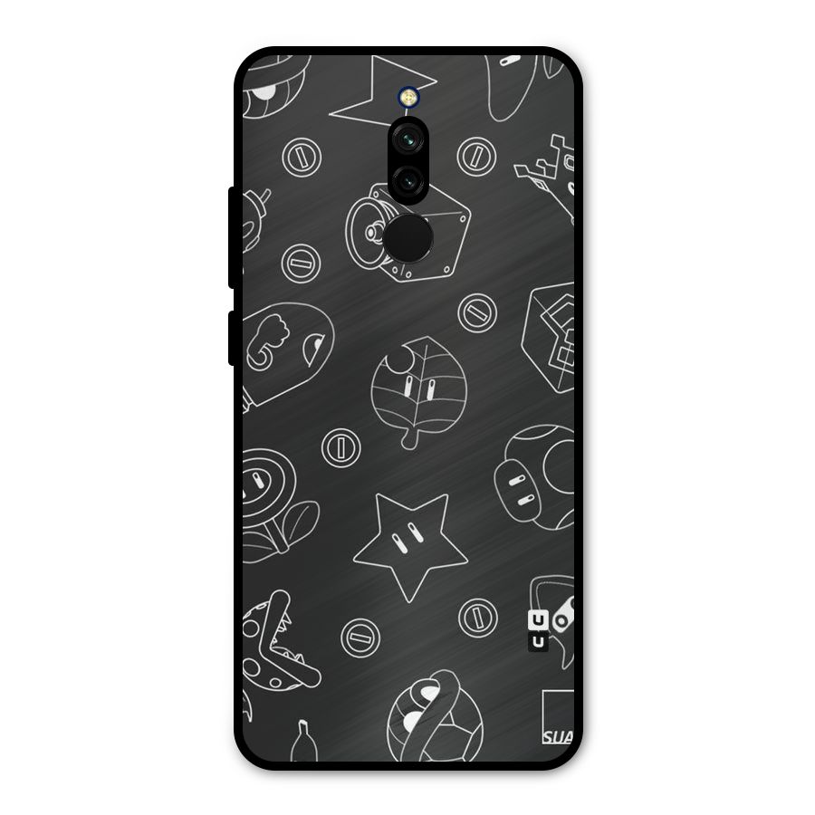 Face Mishchief Metal Back Case for Redmi 8