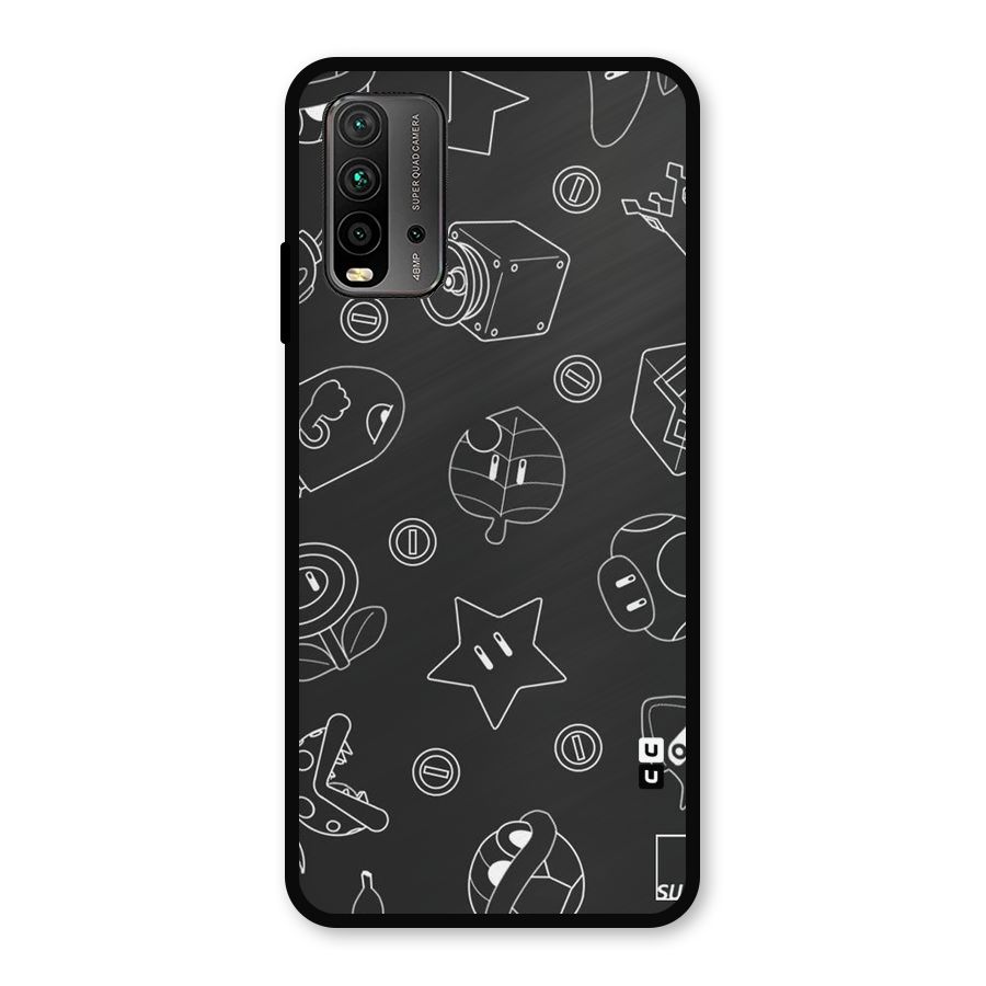 Face Mishchief Metal Back Case for Redmi 9 Power