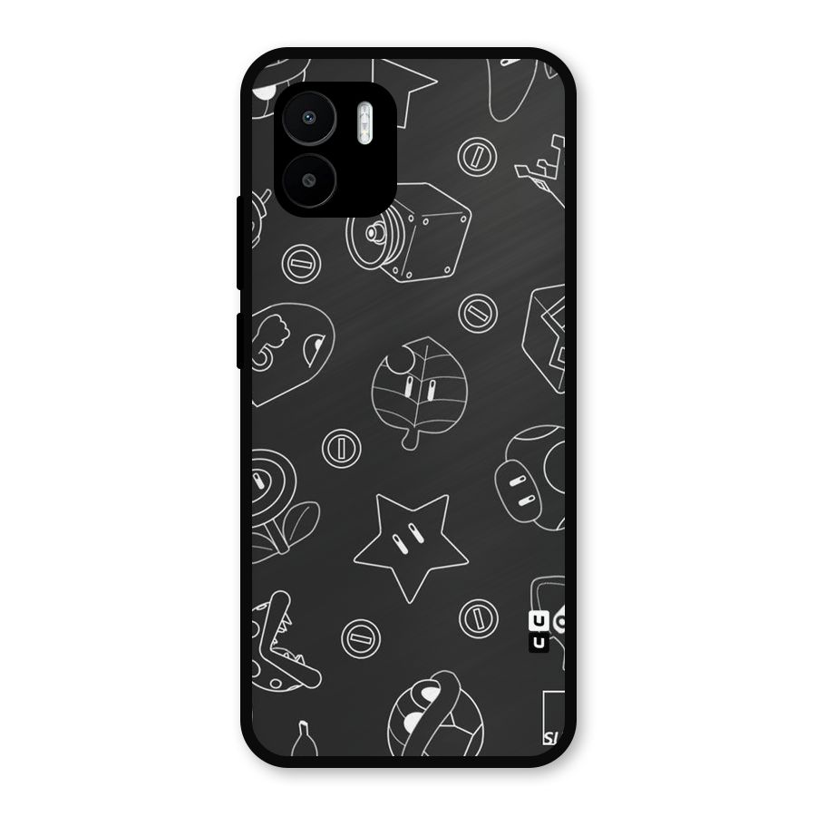 Face Mishchief Metal Back Case for Redmi A1
