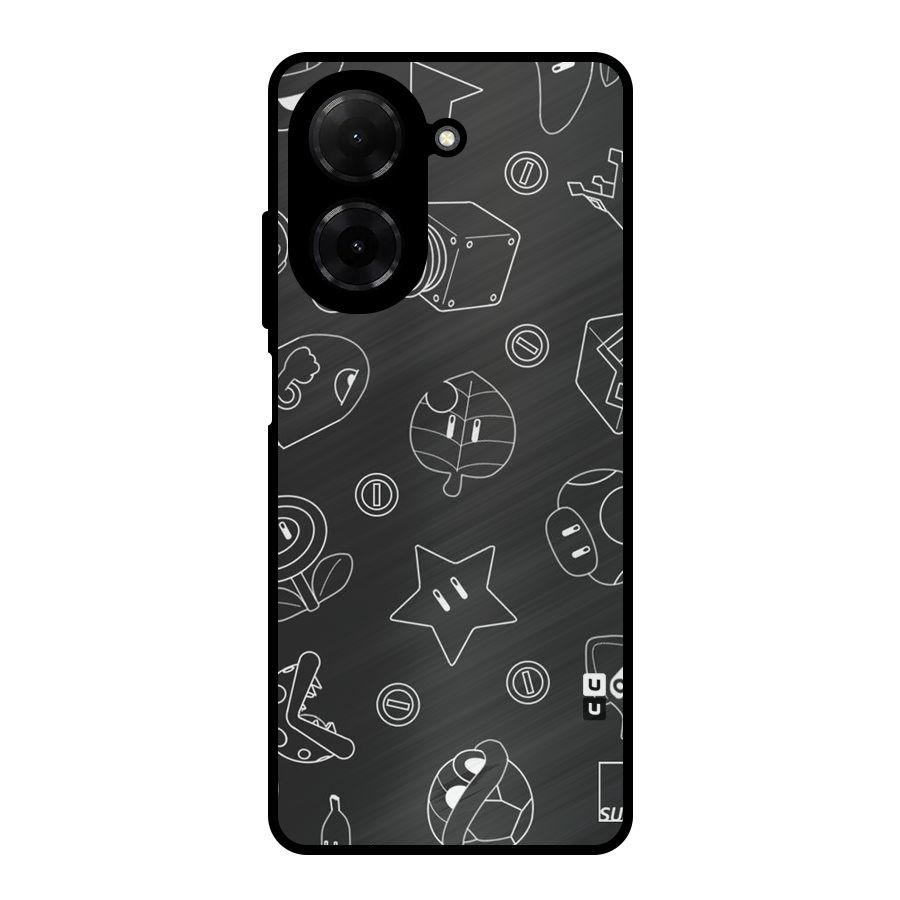 Face Mishchief Metal Back Case for Redmi A5 4G