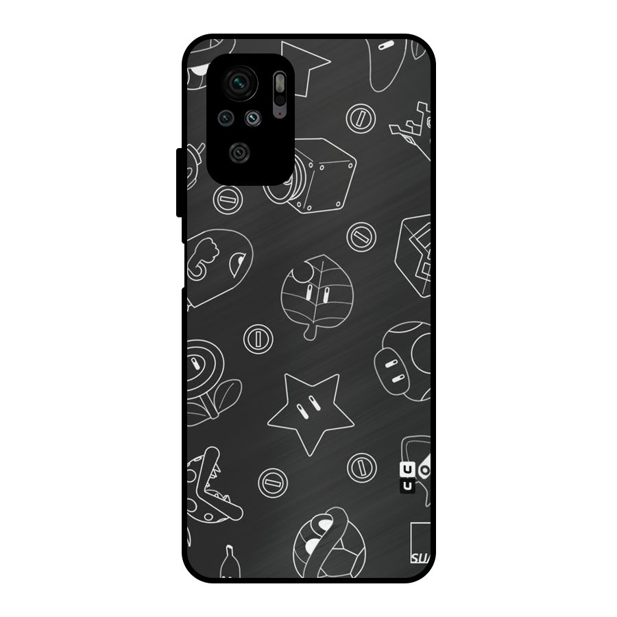 Face Mishchief Metal Back Case for Redmi Note 10S