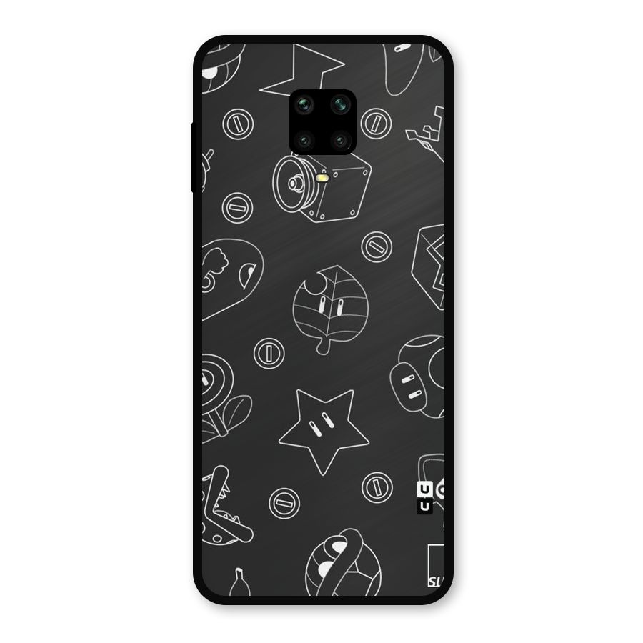 Face Mishchief Metal Back Case for Redmi Note 9 Pro Max