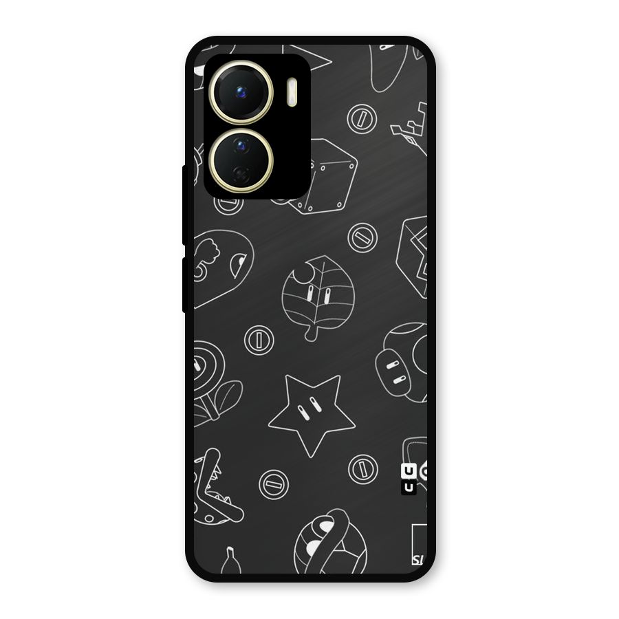 Face Mishchief Metal Back Case for Vivo T2x