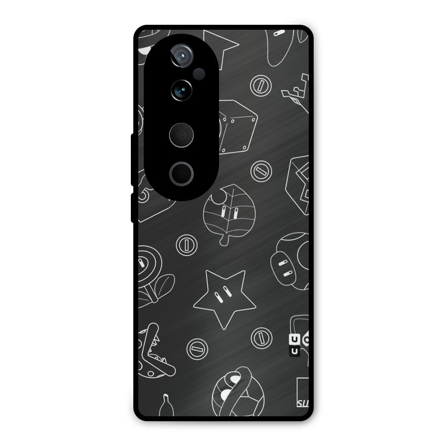 Face Mishchief Metal Back Case for Vivo T3 Ultra