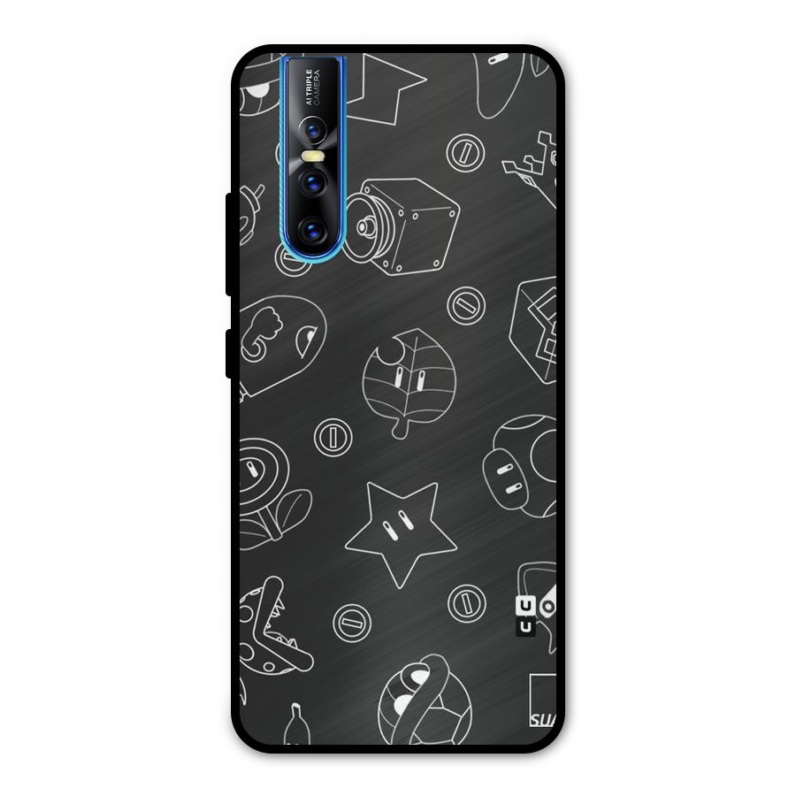 Face Mishchief Metal Back Case for Vivo V15 Pro