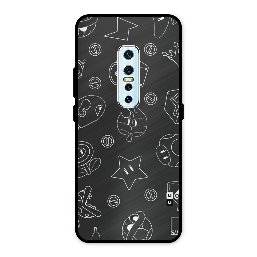Face Mishchief Metal Back Case for Vivo V17 Pro