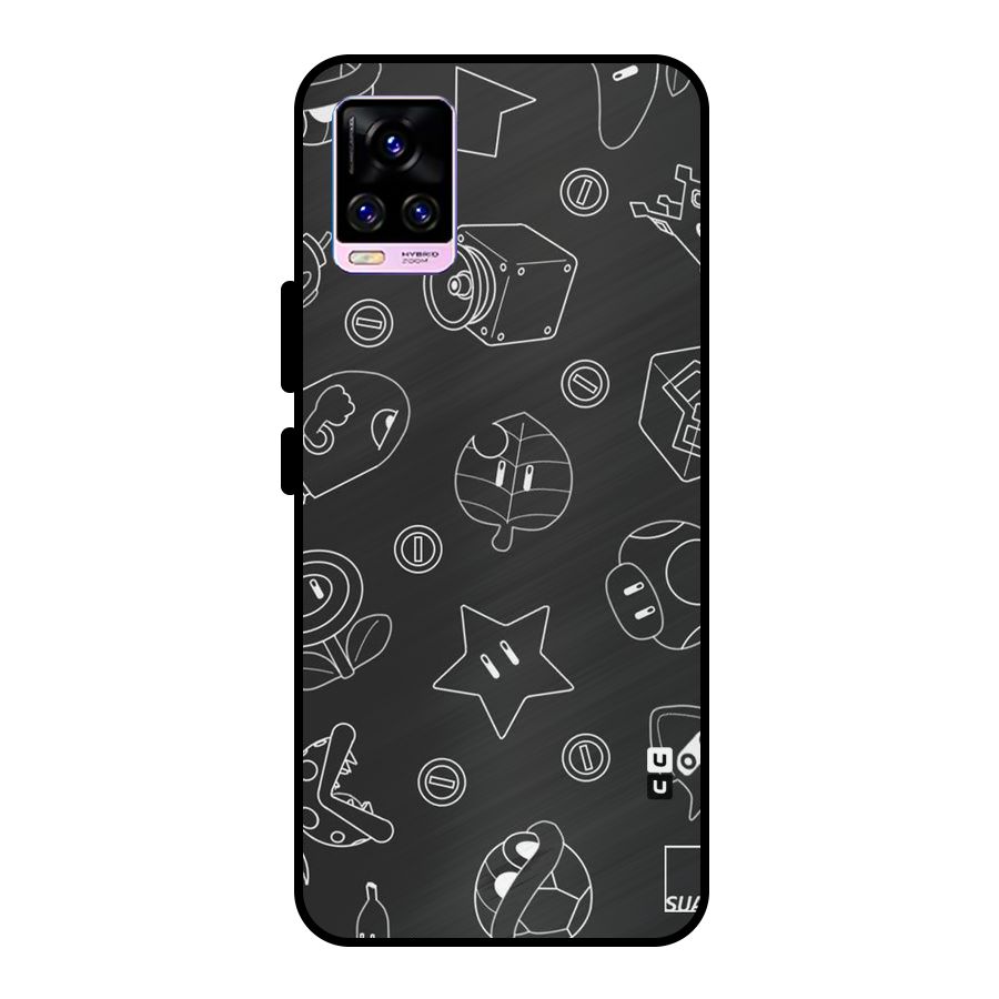 Face Mishchief Metal Back Case for Vivo V20 Pro