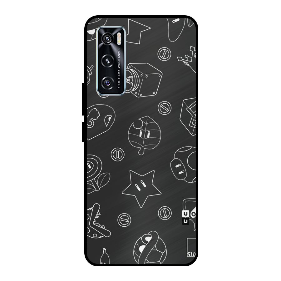 Face Mishchief Metal Back Case for Vivo V20 SE