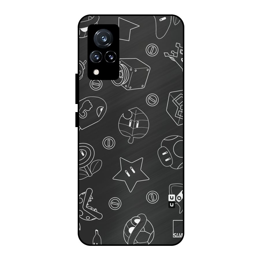 Face Mishchief Metal Back Case for Vivo V21 5G