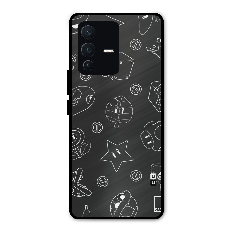 Face Mishchief Metal Back Case for Vivo V23 Pro