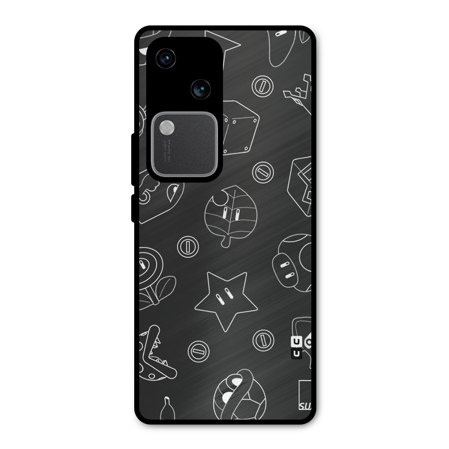 Face Mishchief Metal Back Case for Vivo V30