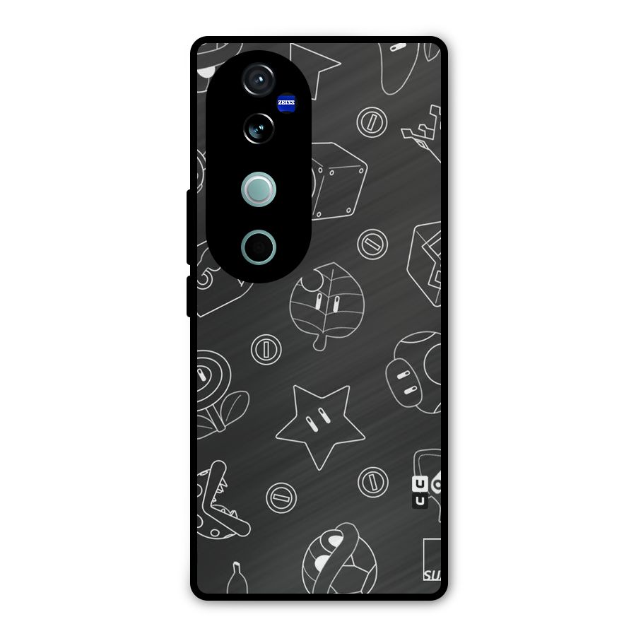 Face Mishchief Metal Back Case for Vivo V40