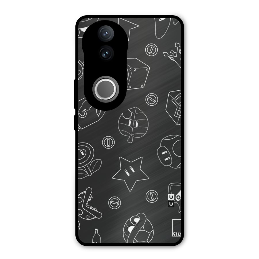 Face Mishchief Metal Back Case for Vivo V50e