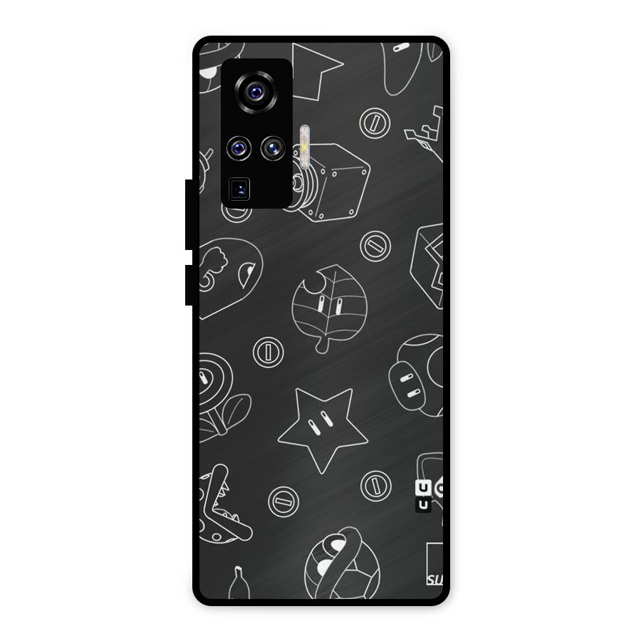 Face Mishchief Metal Back Case for Vivo X50 Pro
