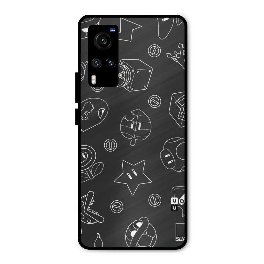 Face Mishchief Metal Back Case for Vivo X60