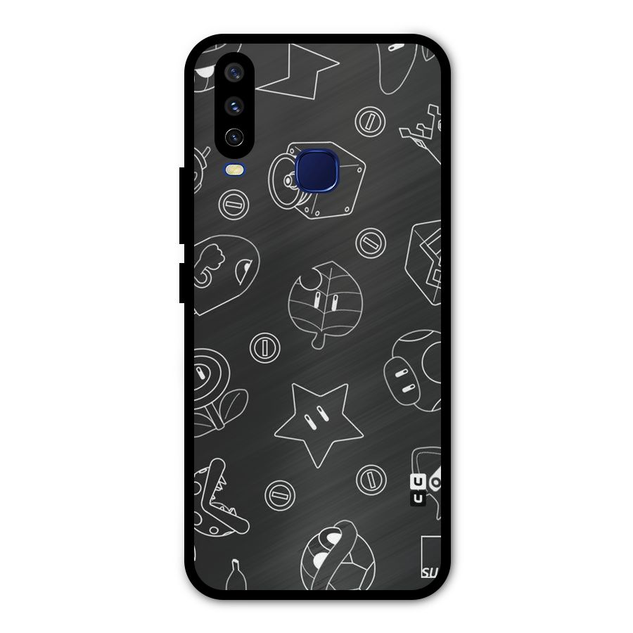 Face Mishchief Metal Back Case for Vivo Y15