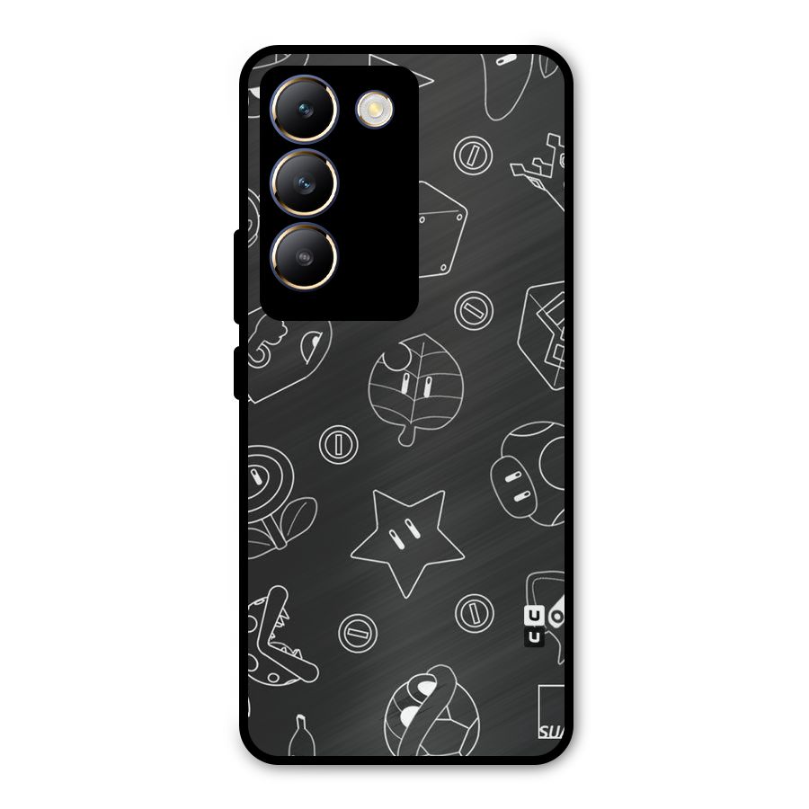 Face Mishchief Metal Back Case for Vivo Y200e