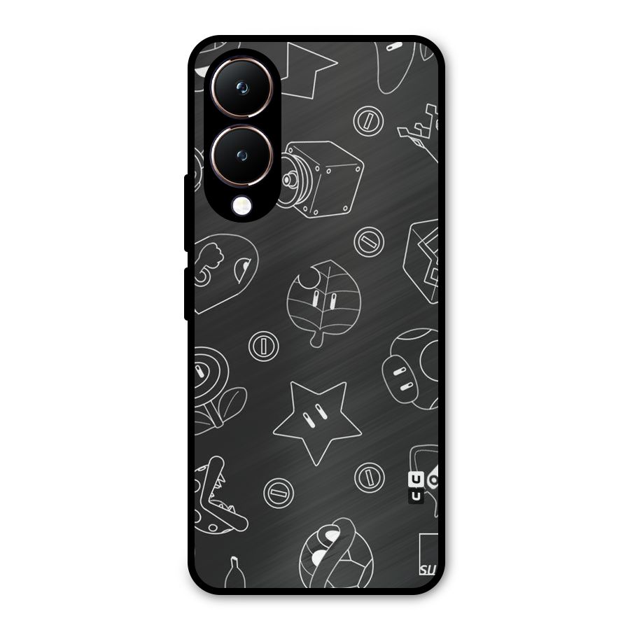 Face Mishchief Metal Back Case for Vivo Y28