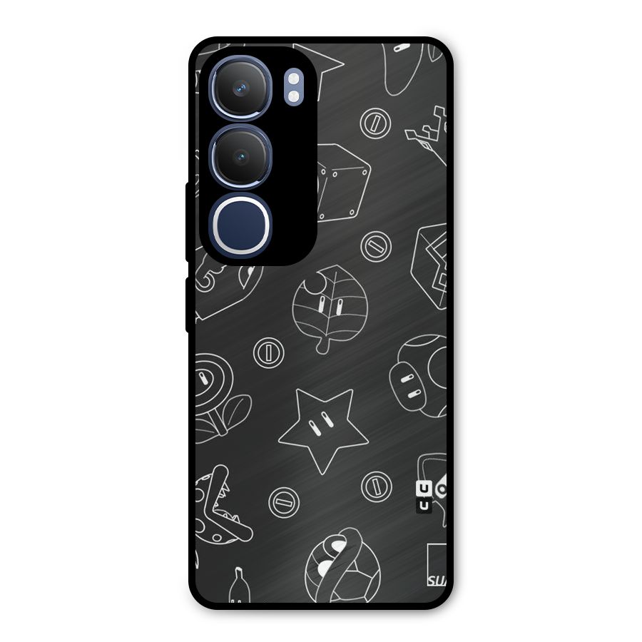 Face Mishchief Metal Back Case for Vivo Y29