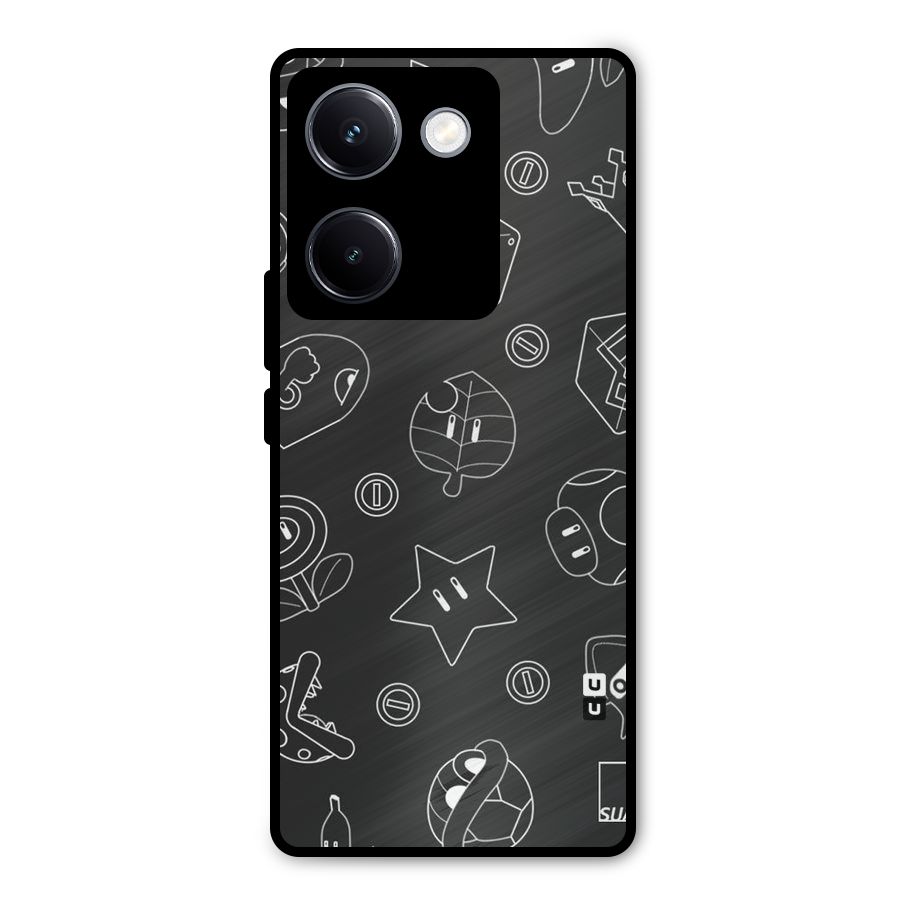 Face Mishchief Metal Back Case for Vivo Y300 Plus