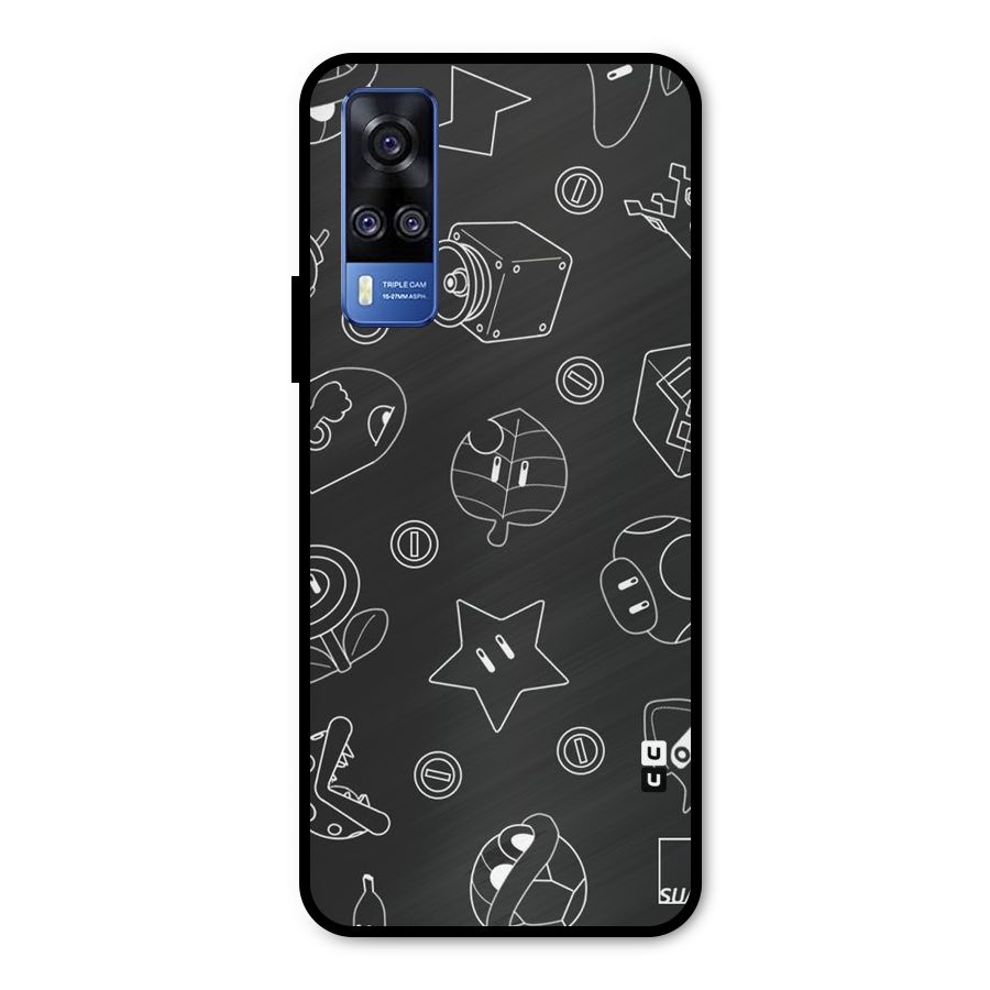 Face Mishchief Metal Back Case for Vivo Y51A