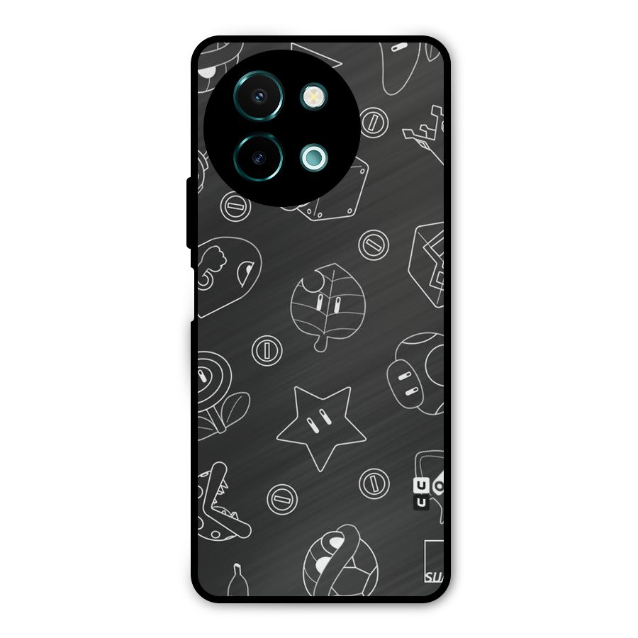 Face Mishchief Metal Back Case for Vivo Y58