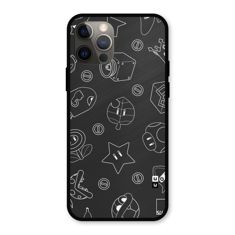 Face Mishchief Metal Back Case for iPhone 12 Pro