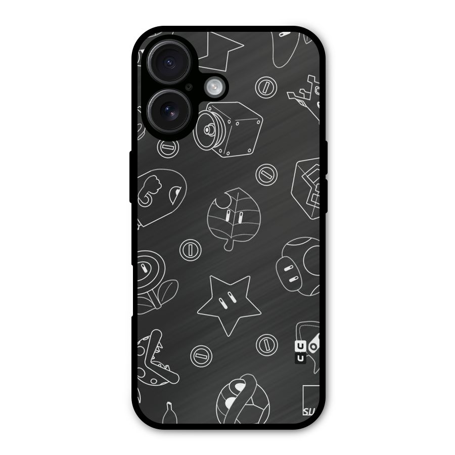 Face Mishchief Metal Back Case for iPhone 16