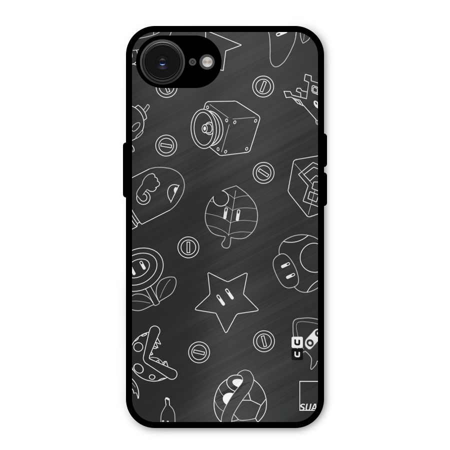 Face Mishchief Metal Back Case for iPhone 16e