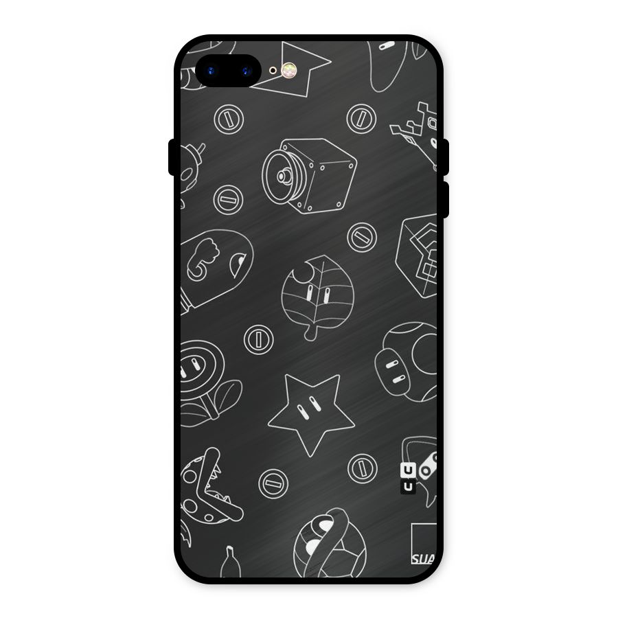 Face Mishchief Metal Back Case for iPhone 8 Plus
