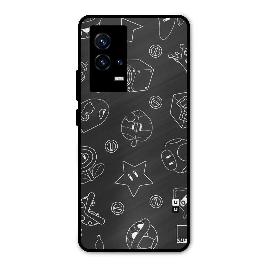 Face Mishchief Metal Back Case for iQOO 9 5G