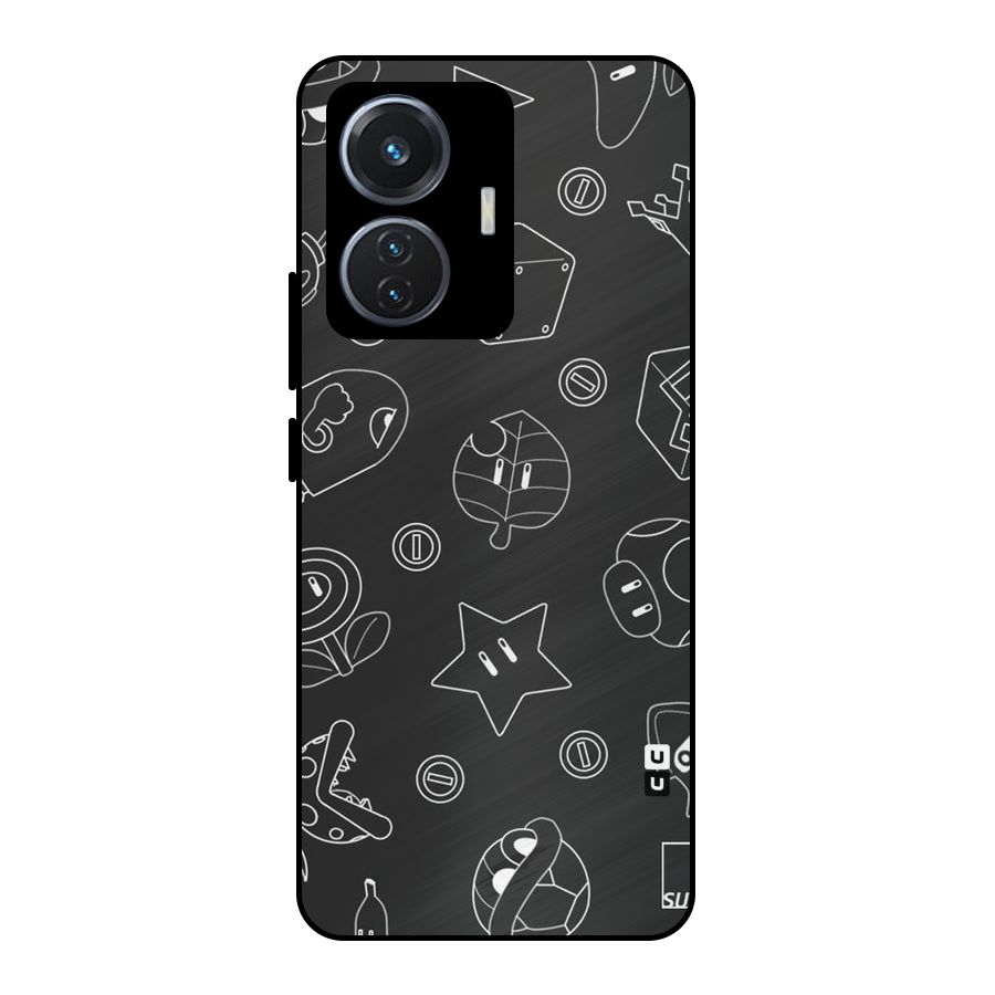 Face Mishchief Metal Back Case for iQOO Z6 44W