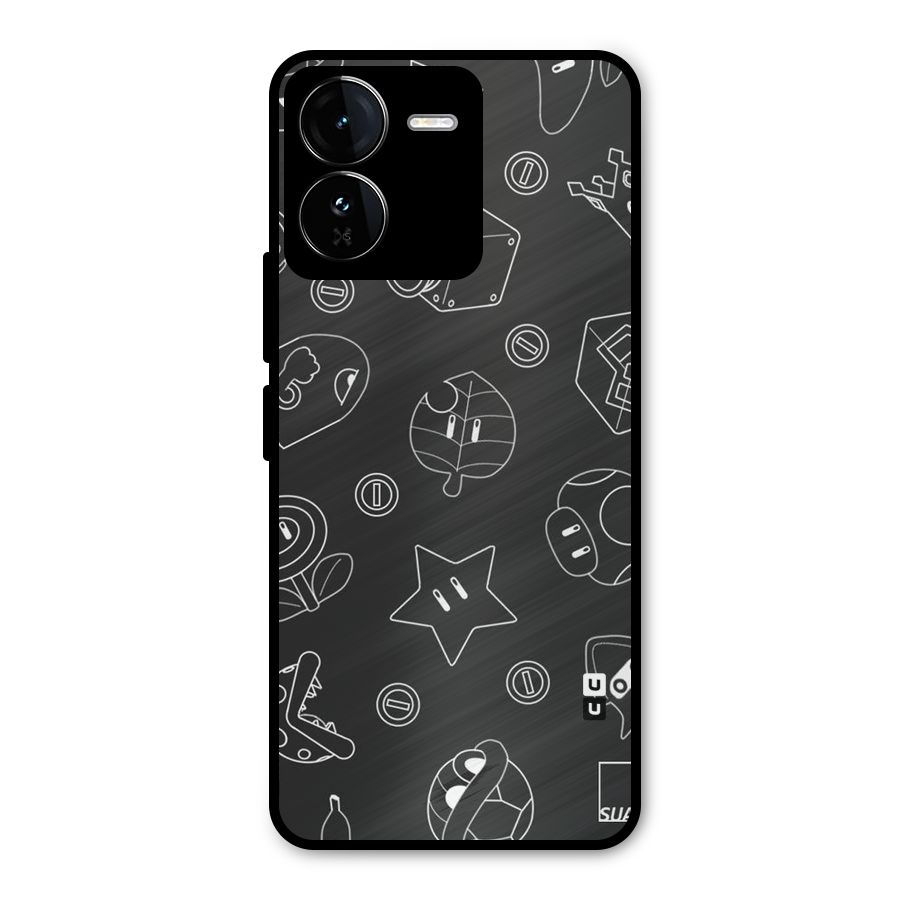 Face Mishchief Metal Back Case for iQOO Z9