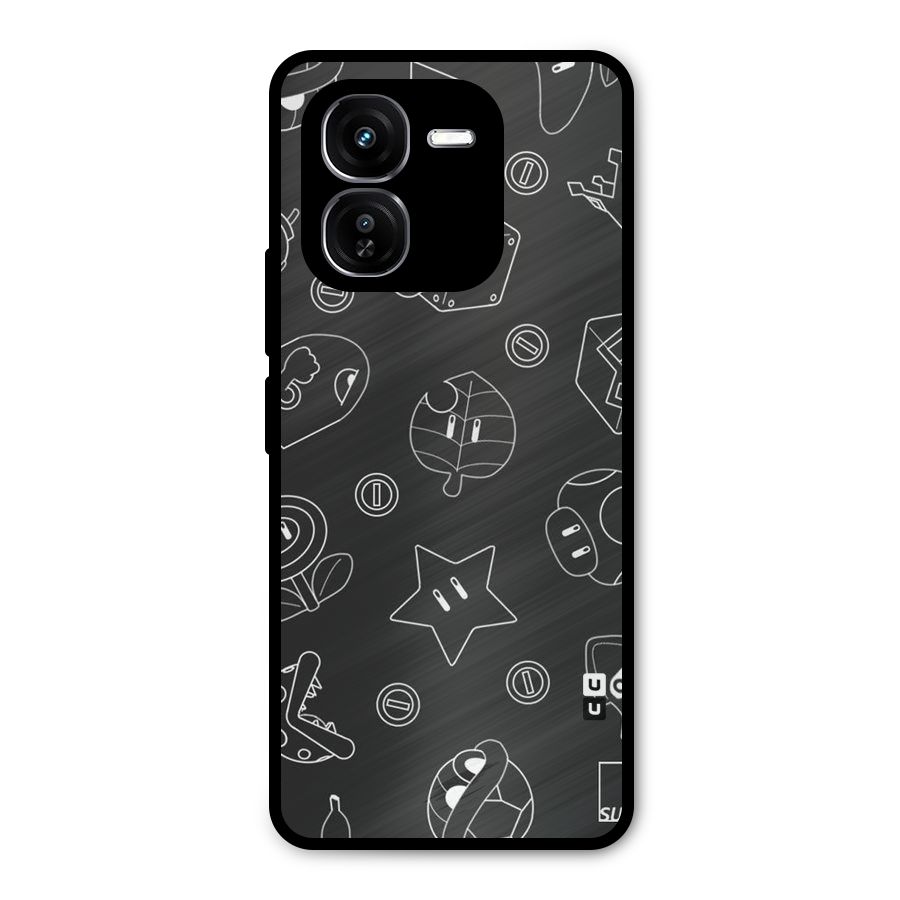 Face Mishchief Metal Back Case for iQOO Z9x