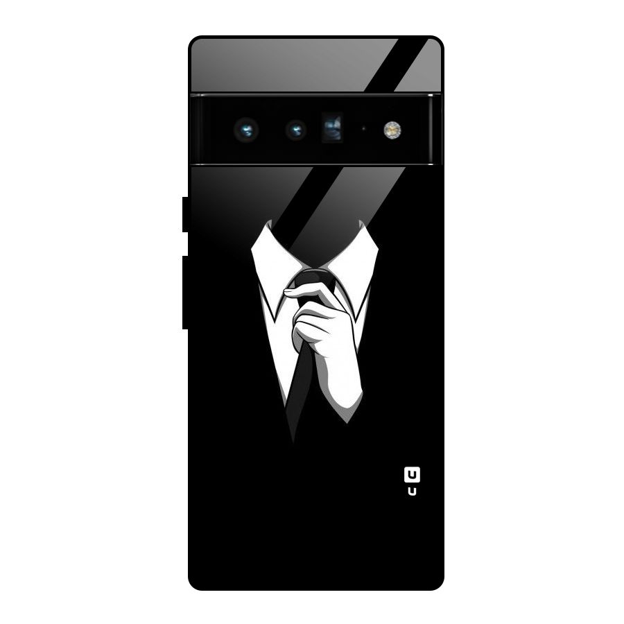 Faceless Gentleman Glass Back Case for Google Pixel 6 Pro