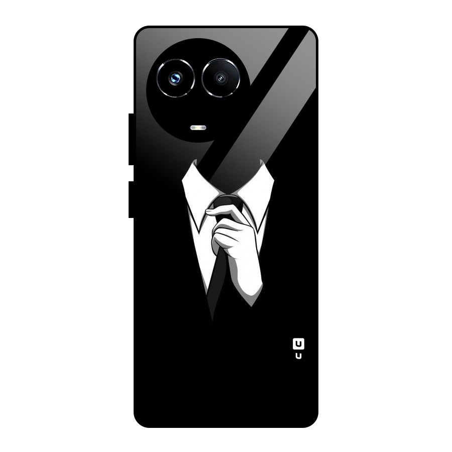 Faceless Gentleman Glass Back Case for Realme 11X