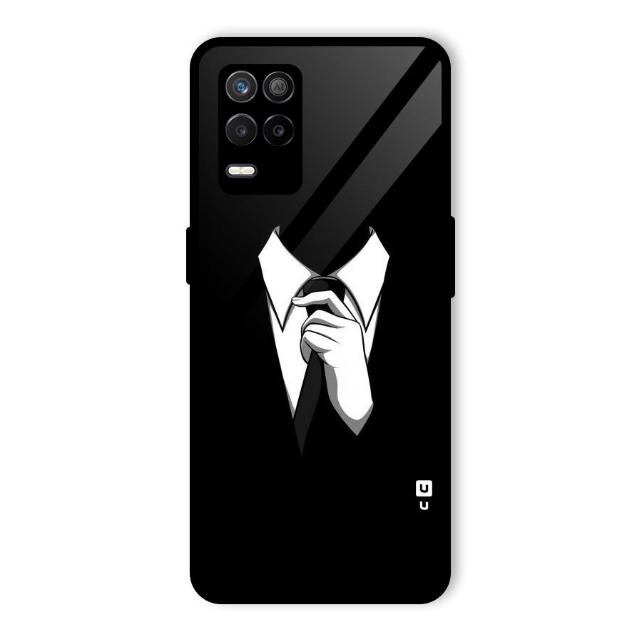 Faceless Gentleman Glass Back Case for Realme 8s 5G
